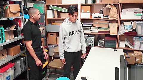 The Officer caught the young latin male in the mall