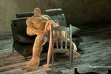 The Thing gets his thing serviced up!