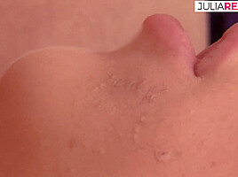 The masseur sees the big tits and desperately wants to fuck them