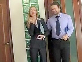 The secretary came out to smoke
