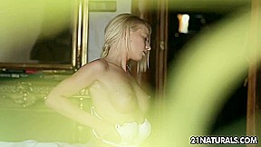 The wet dreams of this seductive blonde