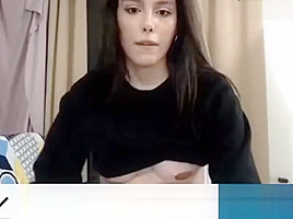 Thick and sexy latina shemale pt 3 [No Audio]