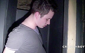 This postboy loves sucking cock in glory holes - CrunchBoy