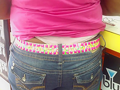 Thong Slip Slutty Milf Flashing  