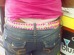 Thong Slip Slutty Milf Flashing  