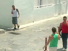Three Hardcore Hunks Are Enjoying Hardcore Anal Action