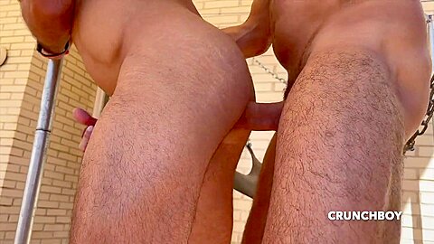Tiago Fucked Outdoor By The Big Cock Of Gianni Maggio - BarebackSpyCam