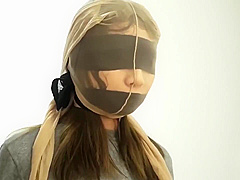 Tied Together With Her Humiliated