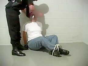 Tied up and tape gagged