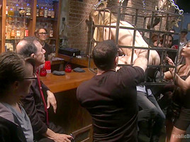 Tiny thing suspended and fucked by the unstoppable Ariel X
