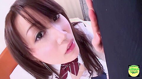 Totally Addicted To Oral Sex The Asian Babe Sucks A Cock Before Enjoying An Orgasm