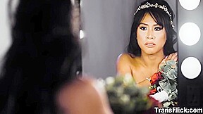 Trans Babe Kiss And Fucks This Sexy Bride To Be With Korra Del Rio And Ember Snow