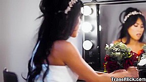 Trans Babe Kiss And Fucks This Sexy Bride To Be With Korra Del Rio And Ember Snow