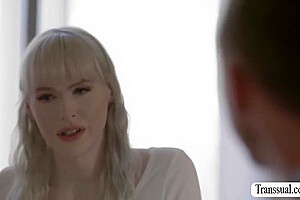 Trans Educator Barebacks Her Guy student 18+