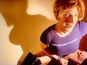 Trans Tammi Fetish Doll strokes again