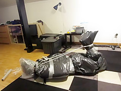 Trash bag bondage