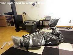 Trash bag bondage