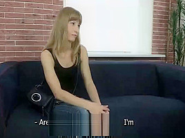 Tricky Agent - A blond student 18+ is looking for some cash!