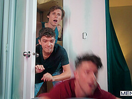 Twink Fucker - Uncut Scene Poster on men with Jake Preston, Sam Ledger, Shae Reynolds, Niko Vaz, Zane