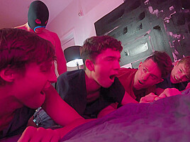 Twink Fucker - Uncut Scene Poster on men with Jake Preston, Sam Ledger, Shae Reynolds, Niko Vaz, Zane