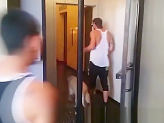 Twink gets ass railed by a fat cock