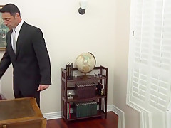 Twink sucks muscly mormon