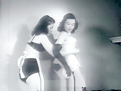 Two Beauties Enjoy Their Boots Stockings and Lingeries