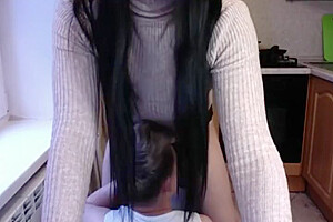 Ukrainian Tgirl Fucks Russian Guys Mouth