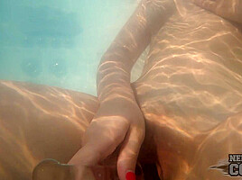 Underwater In A Rooftop Jacuzzi With Fresh New Girl Eveniya