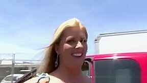 Unshaven Vagina Blonde Gets Pummeled