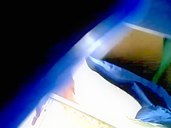 Upskirt at hospital admissions desk