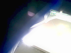 Upskirt at hospital admissions desk