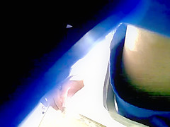 Upskirt at hospital admissions desk