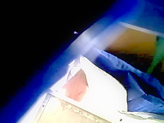 Upskirt at hospital admissions desk