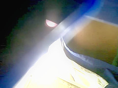 Upskirt at hospital admissions desk