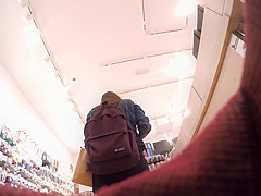 Upskirted while shopping