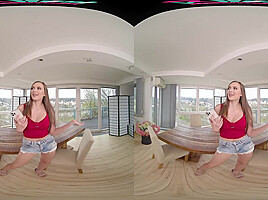VRHUSH Photoshoot with Stacy Cruz turns into sex