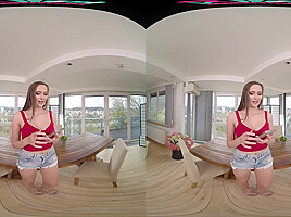 VRHUSH Photoshoot with Stacy Cruz turns into sex