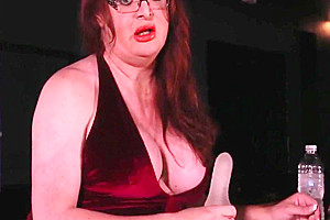 Verbal Penis Humiliation by Busty Transsexual Wendy