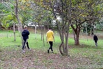 Vers Bareback Threesome