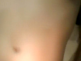 Very cute brunette fucks after shower