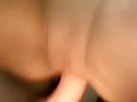Very cute brunette fucks after shower