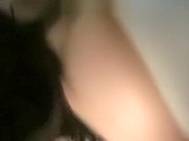 Very cute brunette fucks after shower