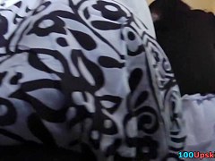 Very erotic upskirts on the Russian bus