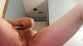 Violating myself to cum