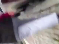 Walking cumshots on girl