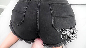 Watch This Leggy 18 Year Old Blonde Newbie Suck Cock
