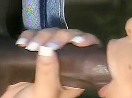 White Slut Bangs Black Pool Person