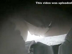 White panties girl caught peeing