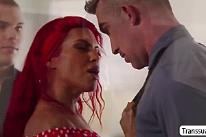 Whore Ts Lets Husband Watch While Analed